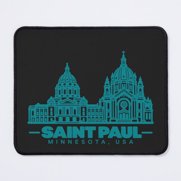 Item preview, Saint Paul Minnesota USA Line Art Landmark Poster designed and sold by CMYKStudio.