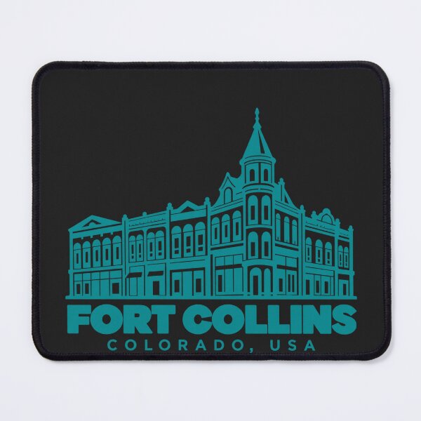 Item preview, Fort Collins Colorado USA Line Art Landmark Poster designed and sold by CMYKStudio.