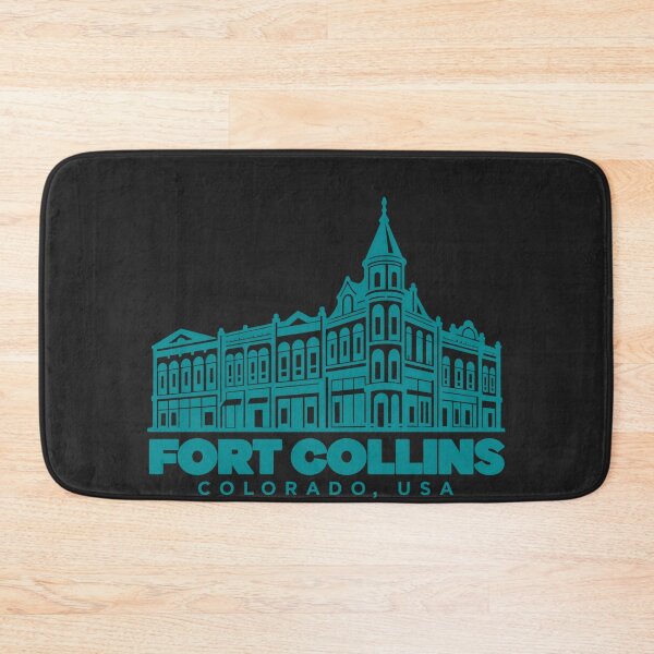 Item preview, Fort Collins Colorado USA Line Art Landmark Poster designed and sold by CMYKStudio.