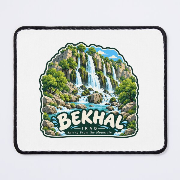 Item preview, Bekhal Iraq Spring From The Mountain Waterfall Travel Souvenir designed and sold by Simsimah26Parks.
