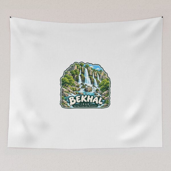 Item preview, Bekhal Iraq Spring From The Mountain Waterfall Travel Souvenir designed and sold by Simsimah26Parks.