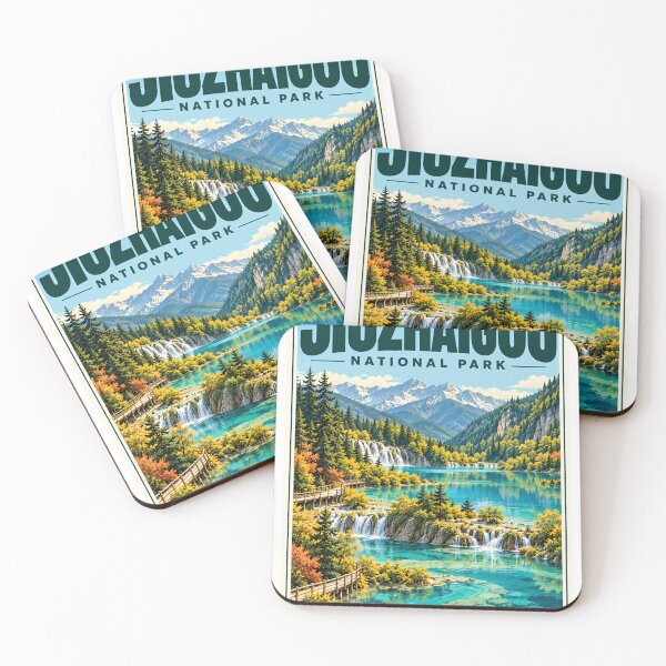 Item preview, Jiuzhaigou National Park China Travel Destination Souvenir designed and sold by NightGlyph.