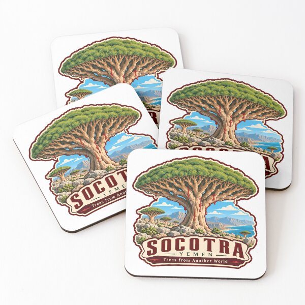 Item preview, Socotra Yemen Trees From Another World Unique Island Travel Nature Explorer designed and sold by JonesFlora2025.