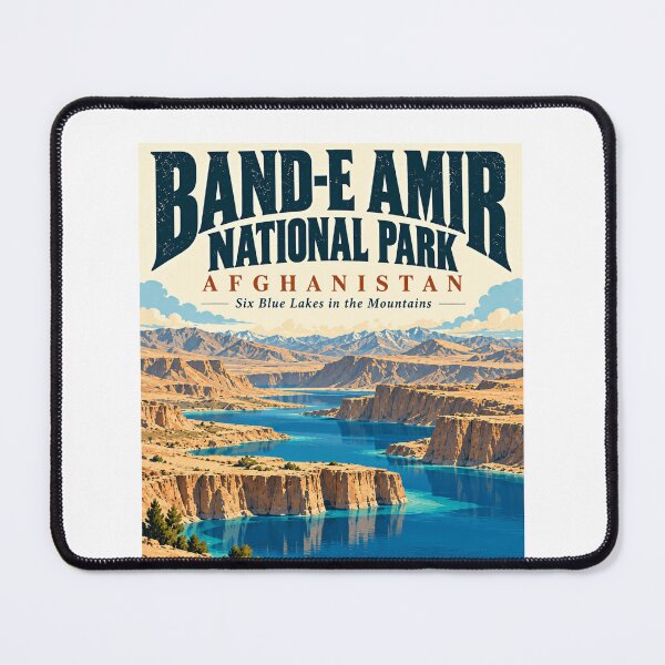 Item preview, Band-E Amir National Park Afghanistan Six Blue Lakes In The Mountains Travel Adventure Wanderlust designed and sold by NeedForParks.