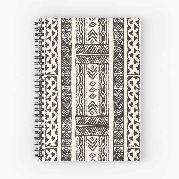 Item preview, Kapa cloth inspired IKAT rustic bold colorful boho hand-drawn geometric pattern designed and sold by Goddessart.