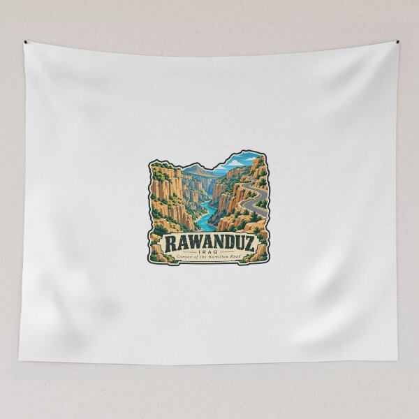 Item preview, Rawanduz Iraq Canyon Of The Hamilton Road Travel Souvenir designed and sold by Simsimah26Parks.