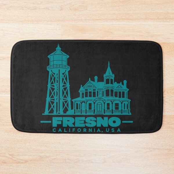 Item preview, Fresno California USA Line Art Landmark Poster designed and sold by CMYKStudio.