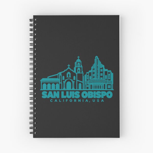 Item preview, San Luis Obispo California USA Line Art Landmark Poster designed and sold by CMYKStudio.