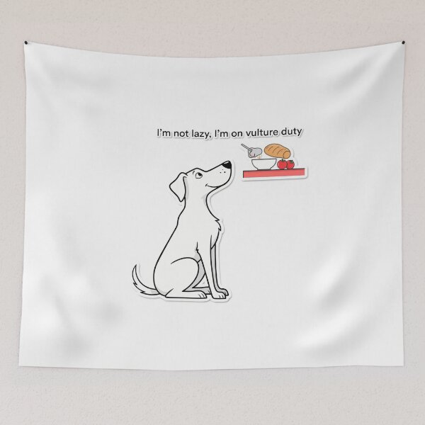 Item preview, Vulture Duty Dog Humor designed and sold by NiftyWrx.