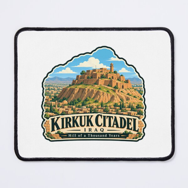 Item preview, Kirkuk Citadel Iraq Hill Of A Thousand Years Iraqi Heritage Travel Landmark designed and sold by JonesFlora2025.