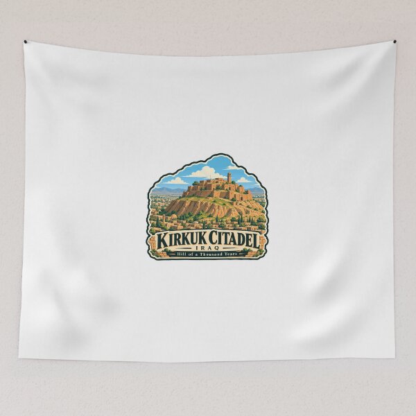 Item preview, Kirkuk Citadel Iraq Hill Of A Thousand Years Iraqi Heritage Travel Landmark designed and sold by JonesFlora2025.