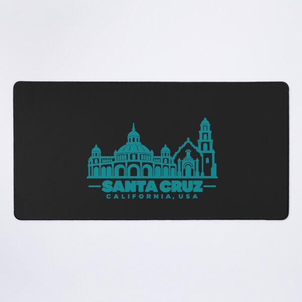 Item preview, Santa Cruz California USA Line Art Coastline Poster designed and sold by CMYKStudio.