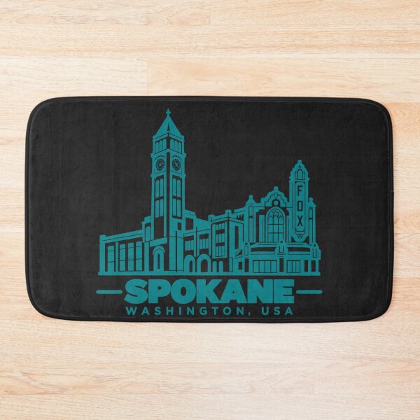 Item preview, Spokane Washington USA Line Art Skyline Poster designed and sold by CMYKStudio.
