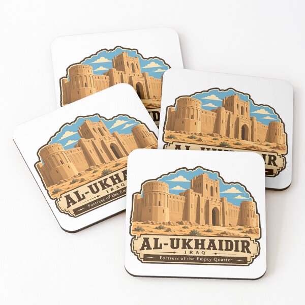 Item preview, Al-Ukhaidir Iraq Fortress Of The Empty Quarter Middle Eastern History Travel Souvenir designed and sold by Simsimah26Parks.