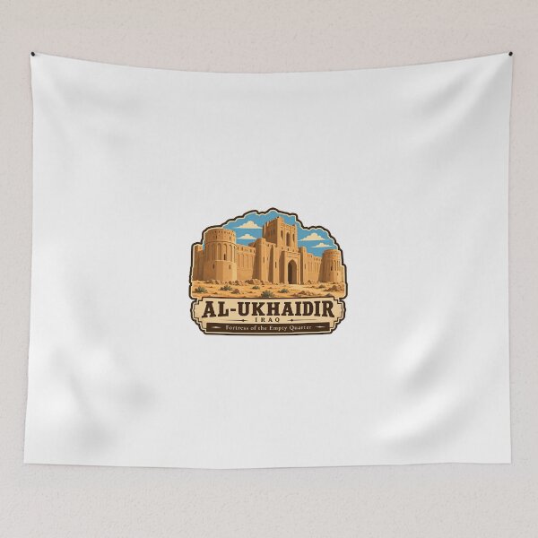 Item preview, Al-Ukhaidir Iraq Fortress Of The Empty Quarter Middle Eastern History Travel Souvenir designed and sold by Simsimah26Parks.