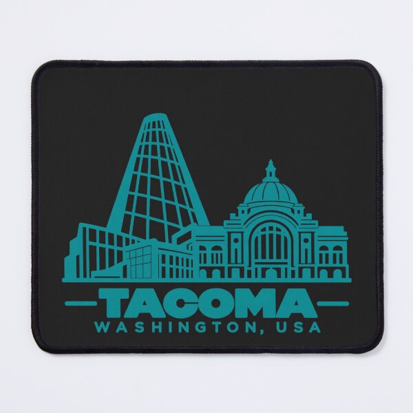 Item preview, Tacoma Washington USA Line Art Coastline Poster designed and sold by CMYKStudio.