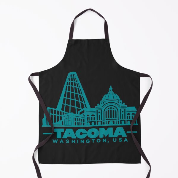 Item preview, Tacoma Washington USA Line Art Coastline Poster designed and sold by CMYKStudio.