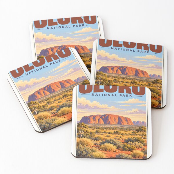 Item preview, Uluru National Park Australia Travel Souvenir Vacation Explorer designed and sold by NightGlyph.