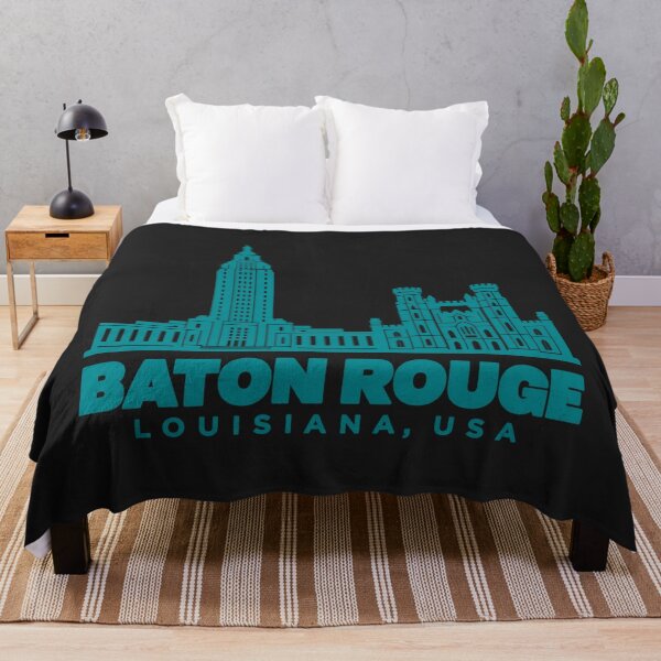 Item preview, Baton Rouge Louisiana USA Line Art Landmark Poster designed and sold by CMYKStudio.