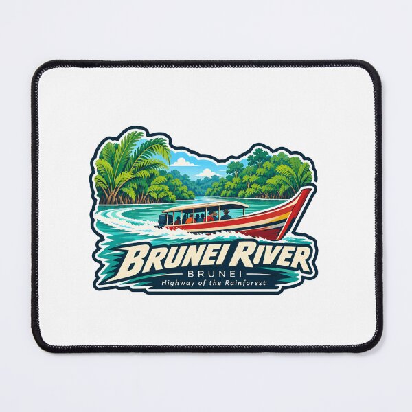 Item preview, Brunei River Brunei Highway Of The Rainforest Southeast Asia Travel Vacation designed and sold by Simsimah26Parks.