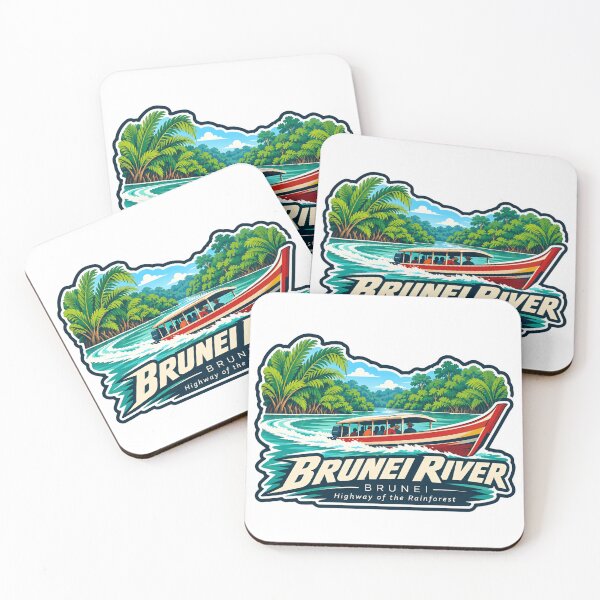 Item preview, Brunei River Brunei Highway Of The Rainforest Southeast Asia Travel Vacation designed and sold by Simsimah26Parks.