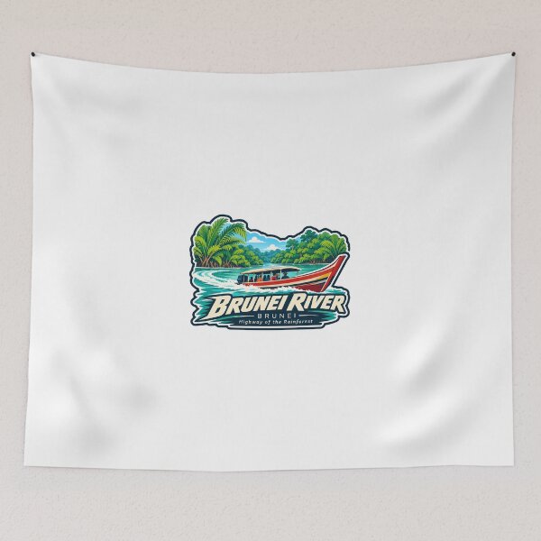 Item preview, Brunei River Brunei Highway Of The Rainforest Southeast Asia Travel Vacation designed and sold by Simsimah26Parks.