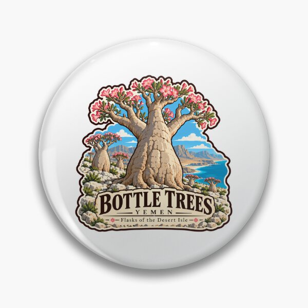 Item preview, Bottle Trees Yemen Flasks Of The Desert Isle Socotra Island Travel Nature designed and sold by JonesFlora2025.