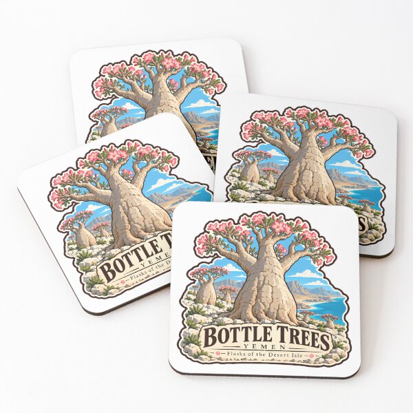 Item preview, Bottle Trees Yemen Flasks Of The Desert Isle Socotra Island Travel Nature designed and sold by JonesFlora2025.