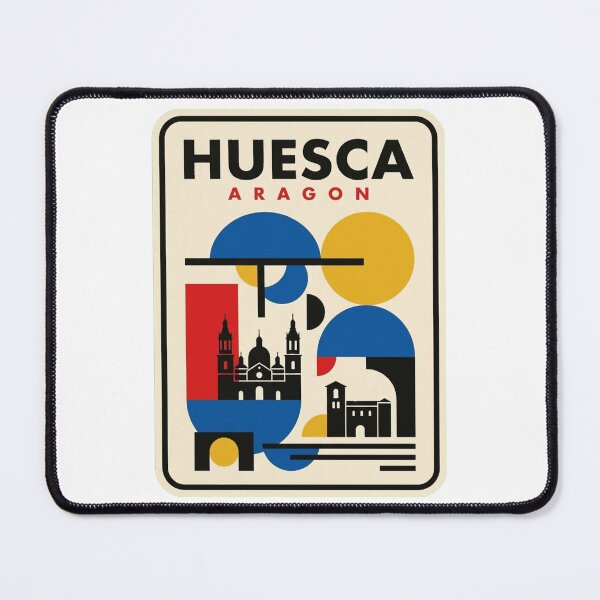 Item preview, Retro Huesca Bauhaus Geometric Skyline designed and sold by k3rstman1.