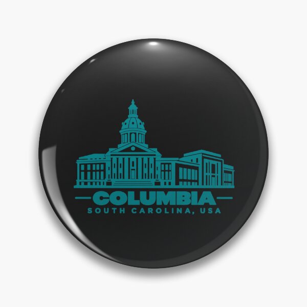 Item preview, Columbia South Carolina USA Line Art Landmark Poster designed and sold by CMYKStudio.