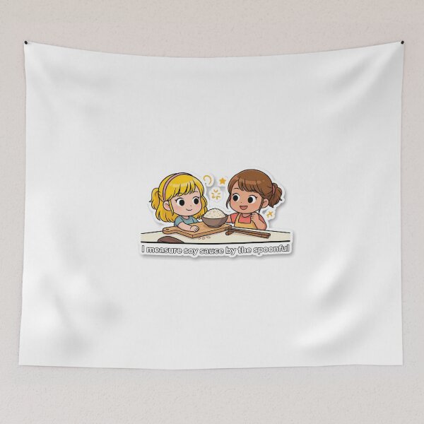 Item preview, Soy Sauce Spoonful Quote Art designed and sold by NiftyWrx.