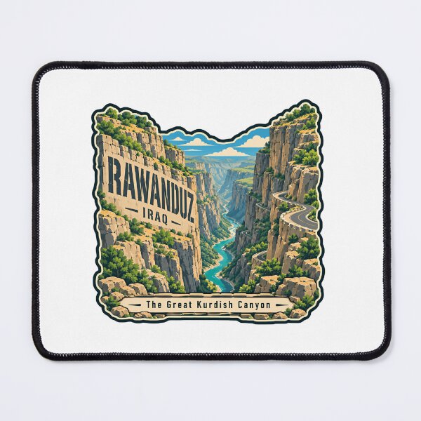 Artikelvorschau, Rawanduz, Irak – Der Große Kurdische Canyon – Reiseerbe-Souvenir entworfen und verkauft von Simsimah26Parks.