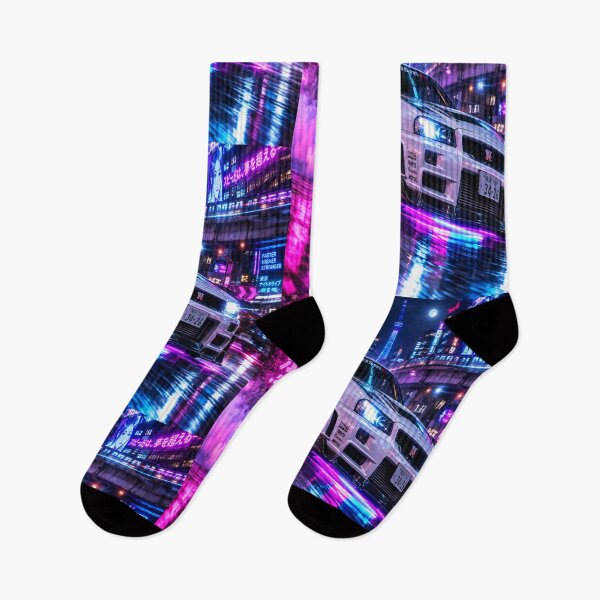 Item preview, Nissan Skyline R34 Cyberpunk Neon designed and sold by JMAVILA ART.