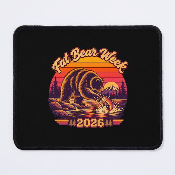 Item preview, fat bear week 2026 vintage grizzly bear wildlife nature designed and sold by Lockcownmz.