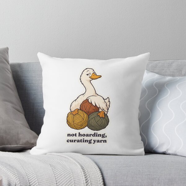 Item preview, Smug Goose Not Hoarding Curating Yarn Stash designed and sold by OuqCreations.