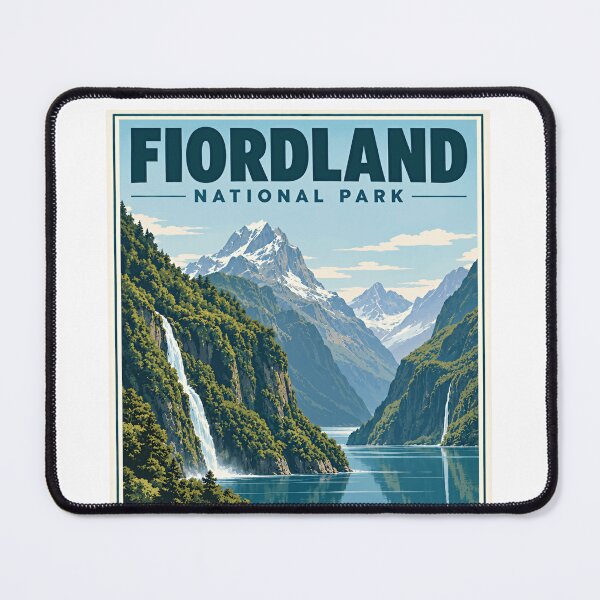 Item preview, Fiordland National Park New Zealand Travel Destination Nature Lover designed and sold by NightGlyph.