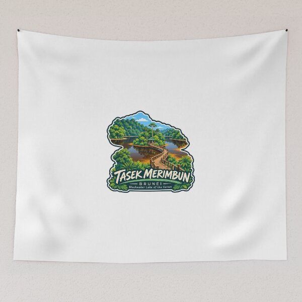 Item preview, Tasek Merimbun Brunei Blackwater Lake Of The Forest Travel Destination designed and sold by Simsimah26Parks.