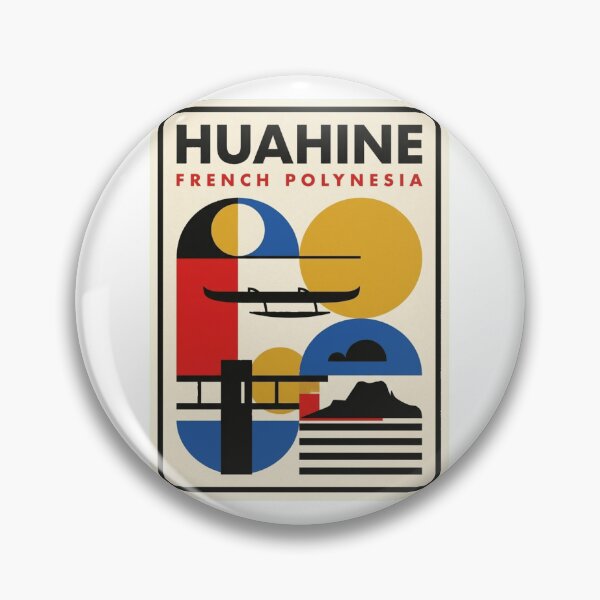 Item preview, Retro Huahine Bauhaus Geometric Skyline designed and sold by k3rstman1.