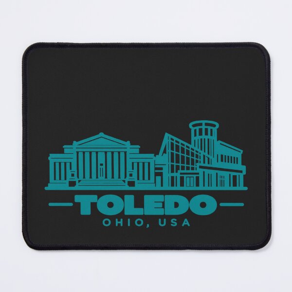 Item preview, Toledo Ohio USA Line Art Landmark Poster designed and sold by CMYKStudio.