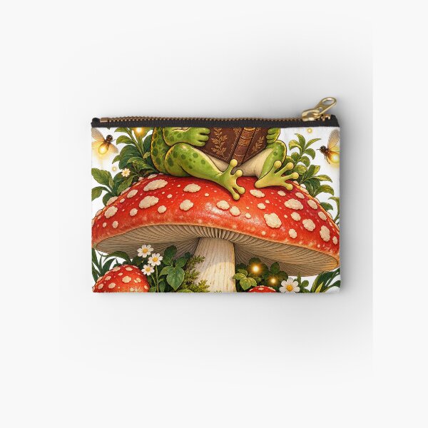 Item preview, Cozy Frog Reading on Magic Mushrooms designed and sold by Gifts0.