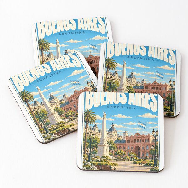 Item preview, Buenos Aires Argentina Travel Souvenir City Landmark South America designed and sold by NightGlyph.