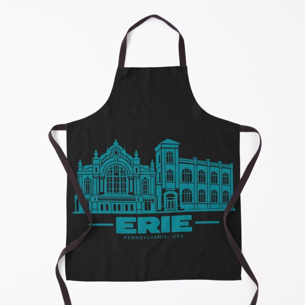 Item preview, Erie Pennsylvania USA Line Art Coastline Poster designed and sold by CMYKStudio.