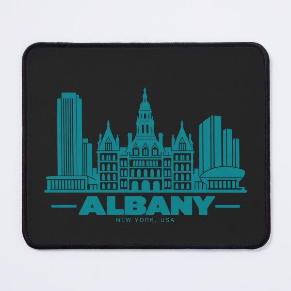 Item preview, Albany New York USA Line Art Landmark Poster designed and sold by CMYKStudio.