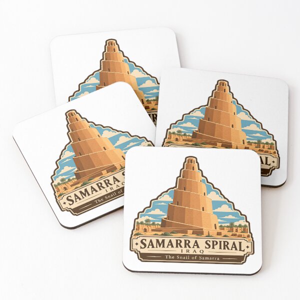 Item preview, Samarra Spiral Iraq The Snail Of Samarra Ancient History Landmark Mesopotamia Travel Souvenir designed and sold by JonesFlora2025.