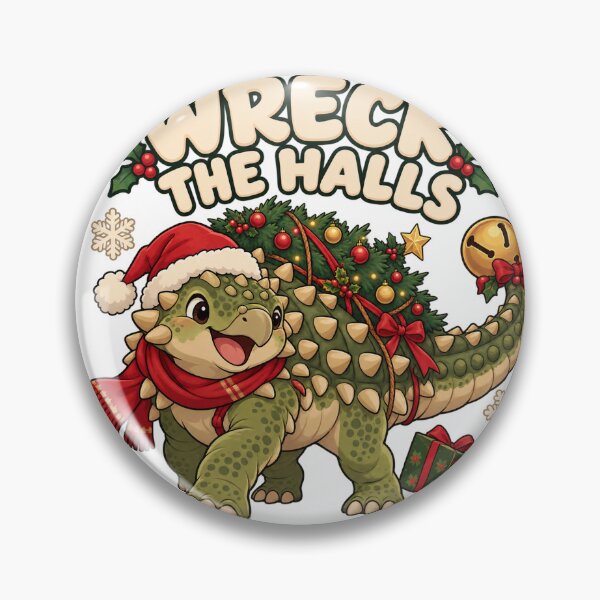 Artikelvorschau, Christmas Ankylosaurus with Festive Lights entworfen und verkauft von skyartdesign.