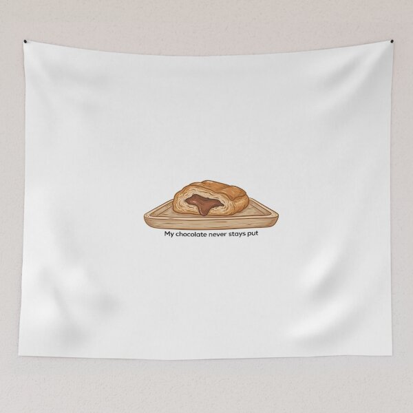 Item preview, Chocolate Cracked Pastry Illustration designed and sold by NiftyWrx.
