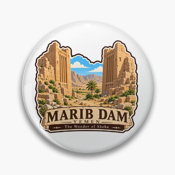 Item preview, Marib Dam Yemen The Wonder Of Sheba Ancient History Landmark Travel Heritage designed and sold by Simsimah26Parks.