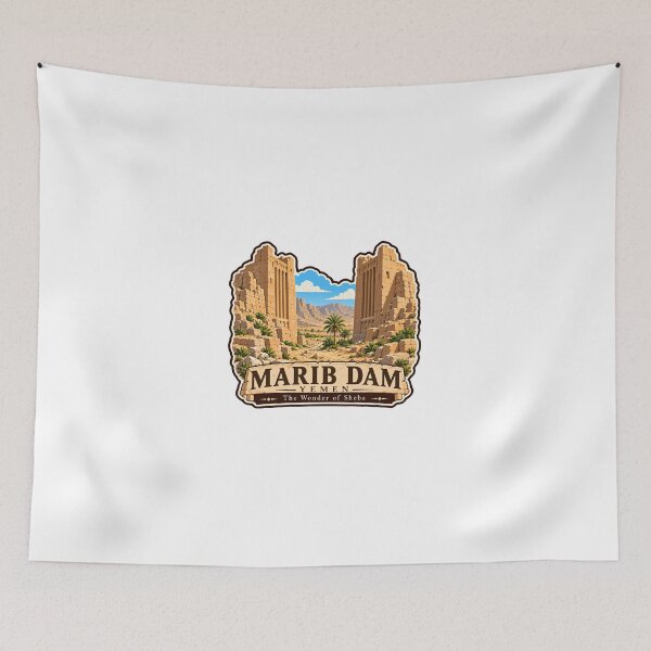 Item preview, Marib Dam Yemen The Wonder Of Sheba Ancient History Landmark Travel Heritage designed and sold by Simsimah26Parks.