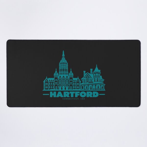 Item preview, Hartford Connecticut USA Line Art Landmark Poster designed and sold by CMYKStudio.