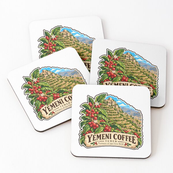 Item preview, Yemeni Coffee Yemen Terraces Of The First Bean Coffee Lover designed and sold by RetroMini2026.